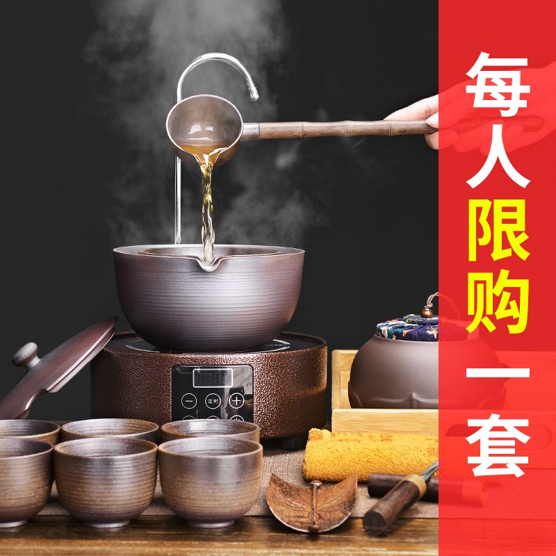 黑茶煮茶器陶瓷電陶爐煮茶爐普洱茶壺套裝煮茶壺全自動家用泡茶在類目 餐飲具, 茶具, 茶壺中 - 來自Buy2taobao.com提供專業的淘寶代購服務