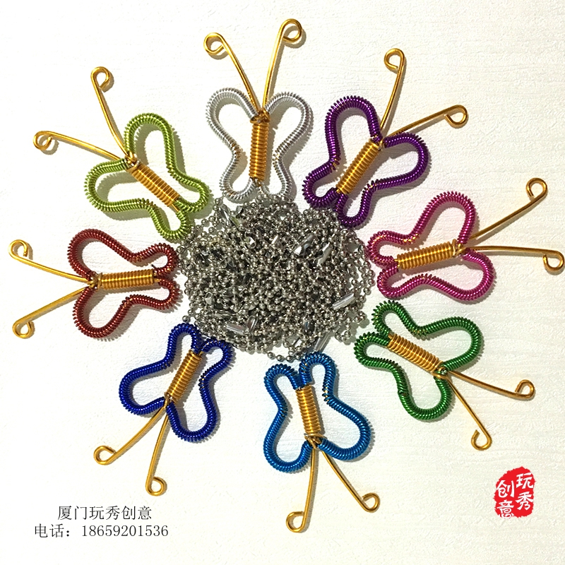 【全鋁蝴蝶挂件】手工制作鑰匙包包創意手工地攤貨源促銷小禮品在類目 節慶用品/禮品, 創意禮品, 鑰匙扣中 - 來自Buy2taobao.com提供專業的淘寶代購服務