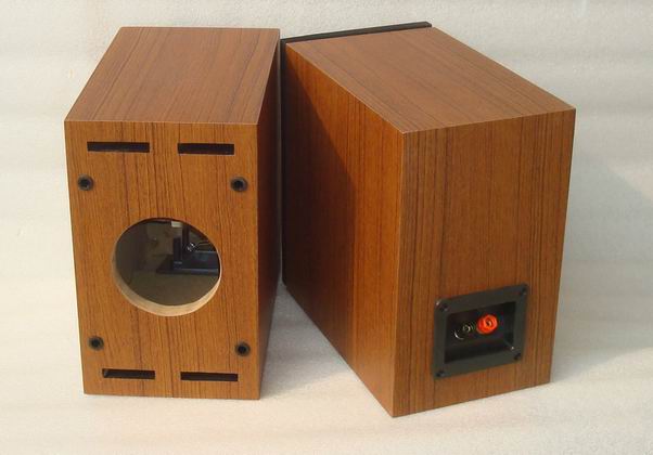 Feile 4 Inch Full Range Speaker Stereo Empty Bookshelf Speakers