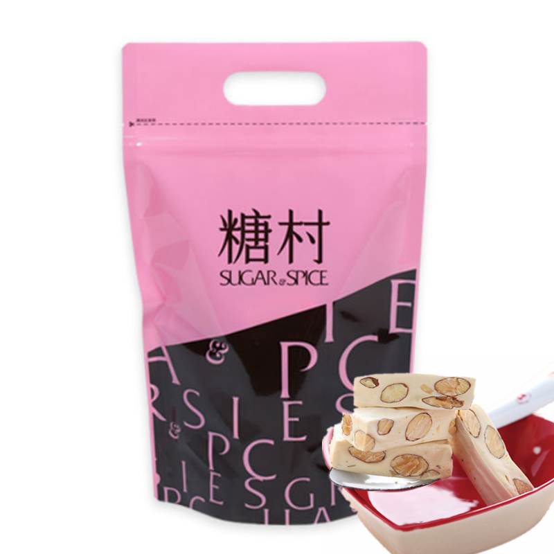 台湾糖村原味杏仁牛轧糖400克牛扎糖 新鲜 休闲零食袋装多省包邮|msdalam kategori makanan ringan/Nuts/Specialty, Gula-gula dan makanan ringan/Jelly/Pudding, gula-gula - dari Buy2taobao.com untuk memberikan perkhidmatan ejen Taobao profesional membeli