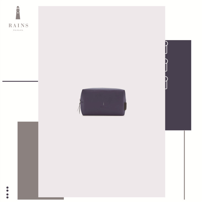 Authorized Dealer Denmark RAINS-Wash Bag Cosmetic wash Storage Unisexin the Sports bag/Outdoor package/Fitting , Handbags category - from Buy2taobao.com to provide professional Taobao agent buy service