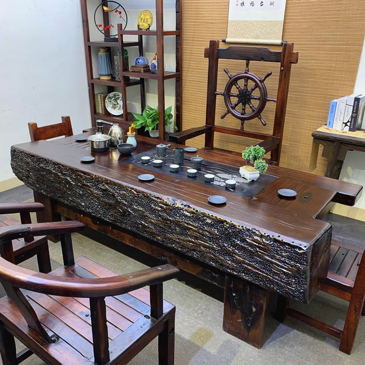 实木茶桌椅组合功夫茶台长方形红木禅意办公室茶艺桌仿古日式客厅在类目 住宅家具, 几类, 茶几中 - 来自Buy2taobao.com提供专业的淘宝代购服务