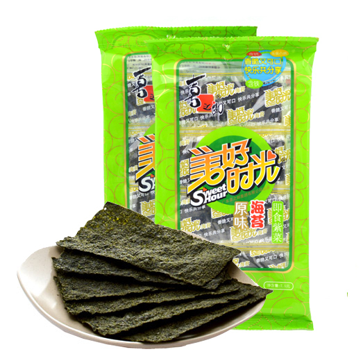 促销喜之郎美好时光海苔7.5g*36包原味番茄紫菜卷多省包邮|msdalam kategori makanan ringan/Nuts/Specialty, sotong/ikan kering/Bersedia untuk makan makanan laut, rumpai laut Siri - dari Buy2taobao.com untuk memberikan perkhidmatan ejen Taobao profesional membeli
