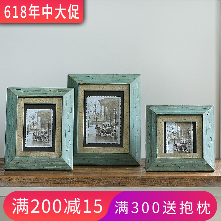 歐式田園複古 實木擺台挂牆像框 博塔尼厚款相框3寸6寸7寸10寸在類目 家居飾品, 相框/畫框中 - 來自Buy2taobao.com提供專業的淘寶代購服務