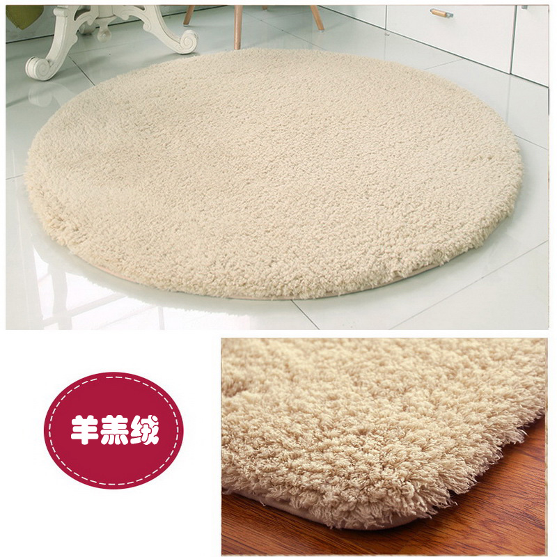 地垫卧室床边地毯夏季公主房 少女小北欧ins简约加厚圆形羊羔绒地在类目 居家布艺, 地毯中 - 来自Buy2taobao.com提供专业的淘宝代购服务