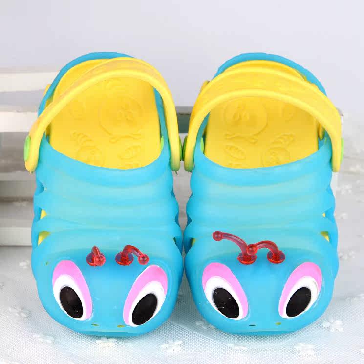 毛毛虫儿童果冻鞋