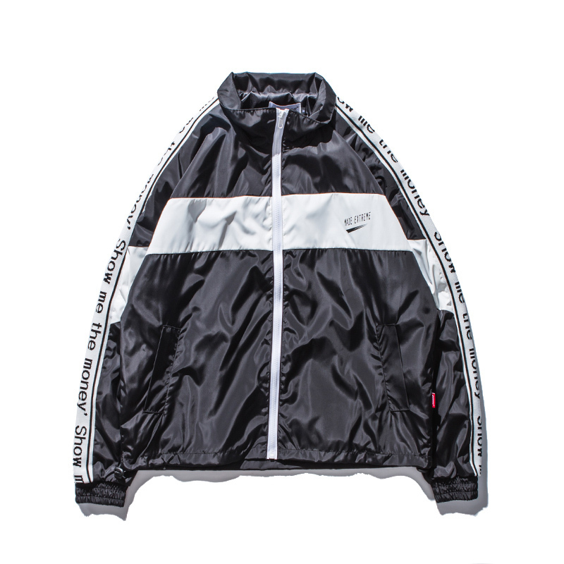 American style Retro Chaopai motion Jacket spring and autumn Thin section Street style Guochao Hip hop lovers coat Stand collar INSin the Men's clothing, Jacket category - from Buy2taobao.com to provide professional Taobao agent buy service