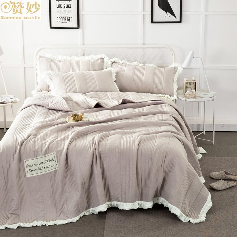 Cotton clip Bed covers Korean Four seasons Washed cotton sheet summer quilt QUILT Three-piece Suite the republic of korea 1.8m Bedclothesin the Bedclothes , Bed covers category - from Buy2taobao.com to provide professional Taobao agent buy service