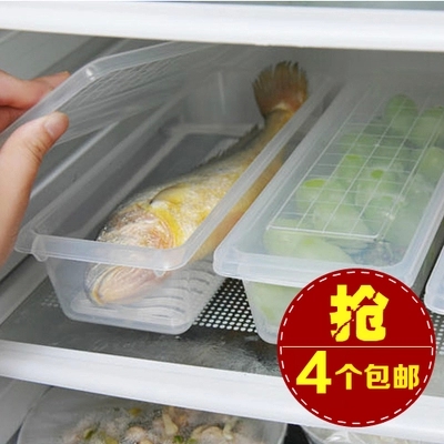 日本进口保鲜盒塑料大容量鱼盒海鲜保鲜用品冰箱冷藏冷冻储藏盒子|ruв категории посуда, сохранение контейнер/сохранение продовольственный, сохранение коробка - от Buy2taobao.com для оказания профессиональной услуги покупки агента Taobao