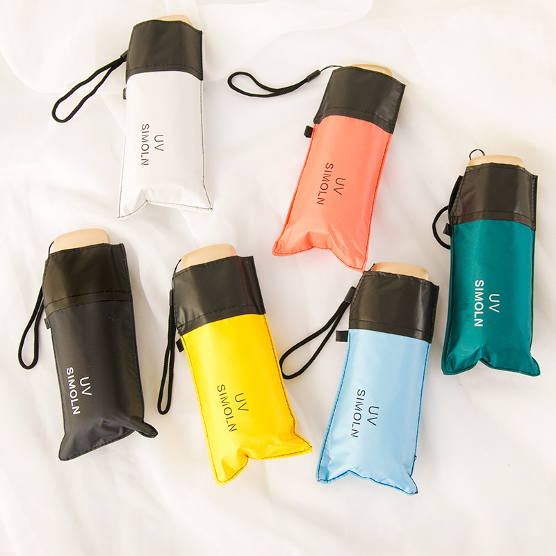 Germany Ultralight Parasol 50 Sunscreen ultraviolet-proof Small Portable Umbrella Dual use fold Five folding umbrellain the Home Daily , Umbrella/Rain gear/Rain/Moistureproof , Umbrella category - from Buy2taobao.com to provide professional Taobao agent buy service
