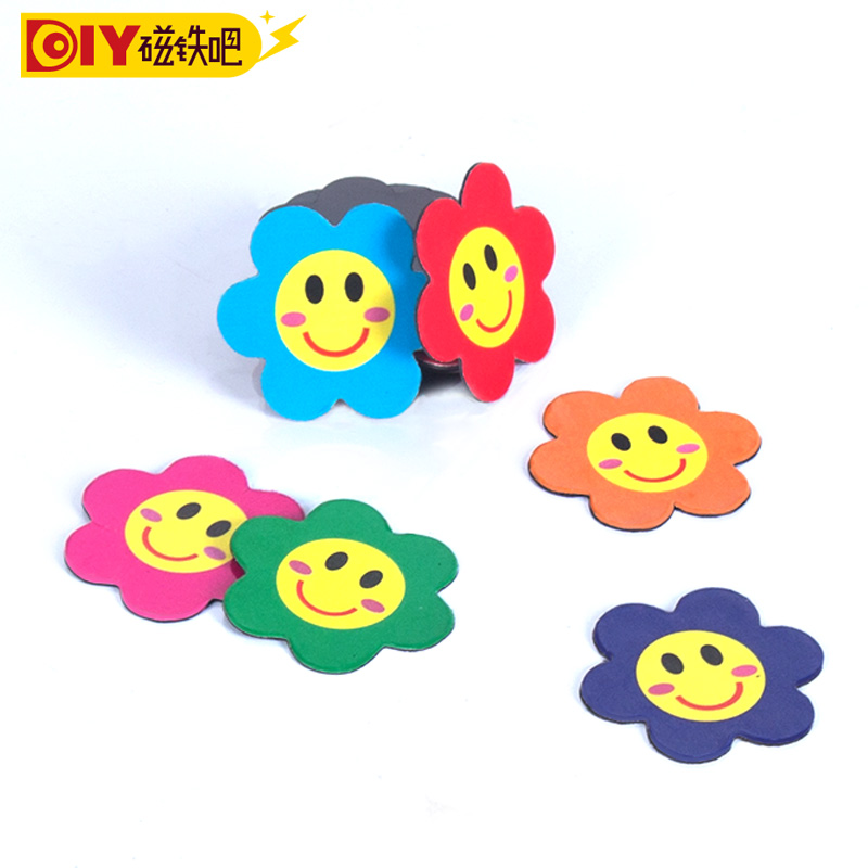 customized magnetic Flower Magnetic patch 30MM/50MM lovely Small red flowers Refrigerator sticker Class Wall of Honor Ratingin the Home accessories , Stickers , Refrigerator magnetic stickers category - from Buy2taobao.com to provide professional Taobao agent buy service