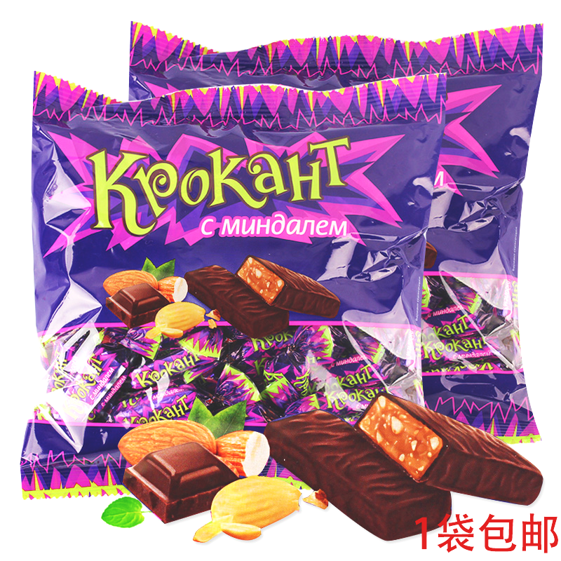 Russia kpokaht Purple sugar 500g chocolate Bonbons KDV Crispy candy Bagged snacksin the Snacks/Nuts/Specialty , Sweets and snacks/Jelly/Pudding , Candy category - from Buy2taobao.com to provide professional Taobao agent buy service