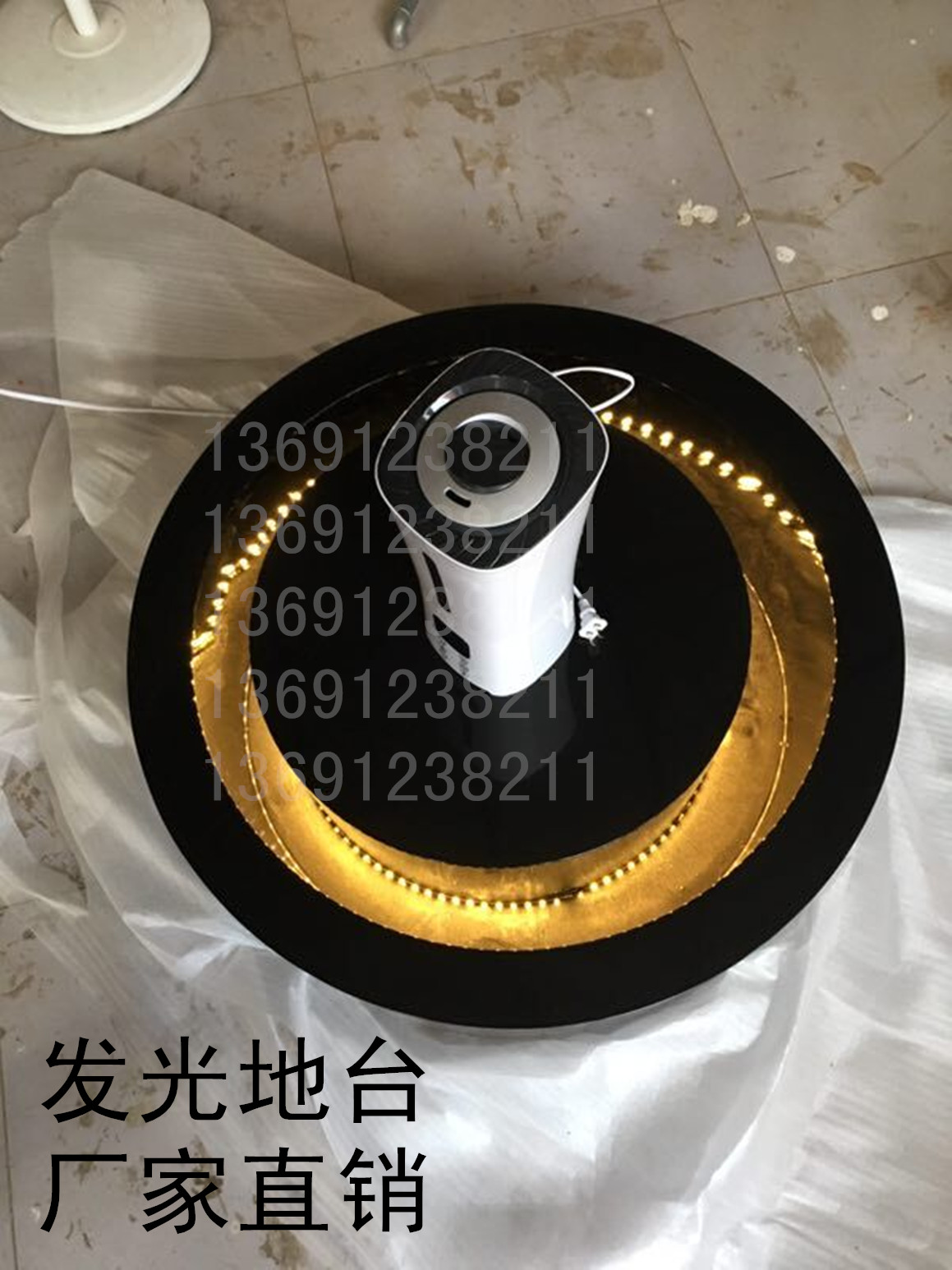 customized LED luminescence circular Platform Showcase Wedding dress Photography model exhibition booth Small appliances Showcasein the Business/Office Furniture , Shelf/Showcase , Boutique Showcase/Showcase category - from Buy2taobao.com to provide professional Taobao agent buy service