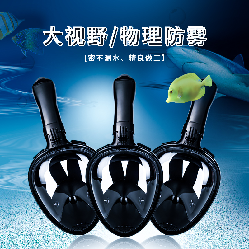潜水氧气面罩全脸干式成人儿童泘潜三宝面镜呼吸管防雾近视游泳装在类目 户外/登山/野营/旅行用品, 专项户外运动装备, 潜水装备, 面镜中 - 来自Buy2taobao.com提供专业的淘宝代购服务