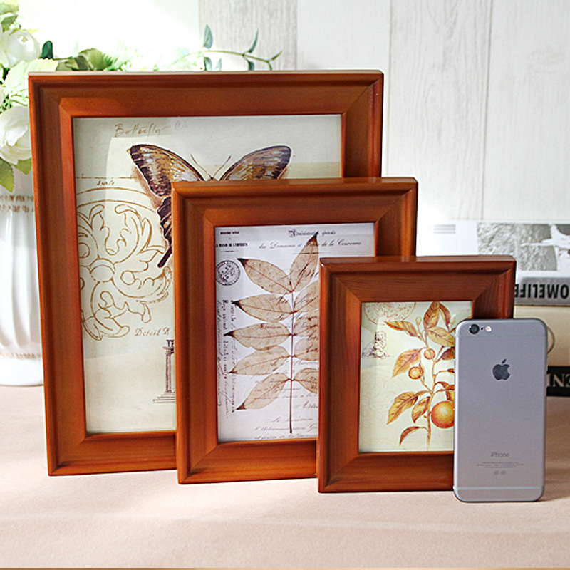 European style Widen solid wood Photo frame woodiness Photo frame 5 Wall hanging decoratein the Home accessories , Frame/Frames category - from Buy2taobao.com to provide professional Taobao agent buy service
