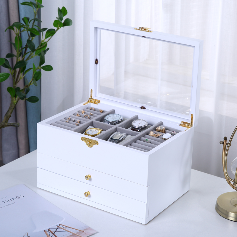 Solid wood Bracelet Watch Box jewelry storage box Exhibition Storage box Flannel multi-function Jewelry boxin the Accessories/Fashion Jewelry, Jewelry storage , Jewelry Box category - from Buy2taobao.com to provide professional Taobao agent buy service