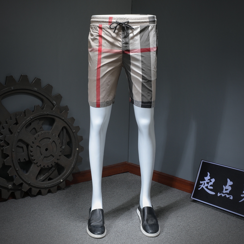 Men's casual shorts 2019 new pattern summer Five point pants lattice Borneol Beach pants Self cultivation Thin section Pants Trendin the Men's clothing, Casual pants category - from Buy2taobao.com to provide professional Taobao agent buy service