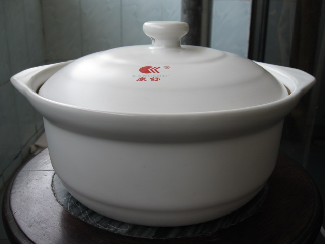 正品康舒耐高温砂锅炖锅陶瓷煲汤煲24号白色3200毫升在类目 厨房/烹饪用具, 烹饪用具, 锅具/煲/烧水壶, 砂锅/石锅中 - 来自Buy2taobao.com提供专业的淘宝代购服务