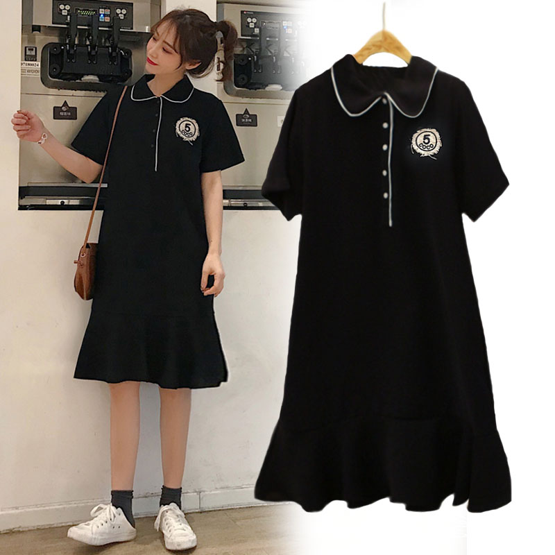 2019 Summer wear new pattern Show thin Large maternity dress Dress Korean Edition Mid length version jacket pregnant woman summer t-shirt dressin the Maternity/Maternal supplies/Nutrition , Maternity , Dress category - from Buy2taobao.com to provide professional Taobao agent buy service