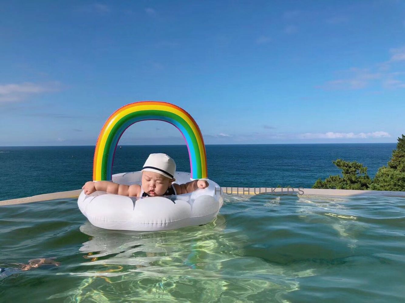 huihuikids网红彩虹座圈加厚INS泳圈儿童 海边拉风戏水rainbow|ruв категории игрушка/коляска/головоломка/блоки/модель, плавательный бассейн/детский игрушка, ребенок/детей плавать кольцо - от Buy2taobao.com для оказания профессиональной услуги покупки агента Taobao