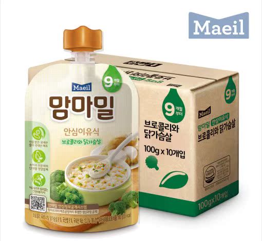 韩国每日宝宝辅食粥 方便简易粥 100g 西兰花鸡胸脯肉粥一袋在类目 奶粉/辅食/营养品/零食, 婴幼儿辅食, 米粉/米糊/汤粥中 - 来自Buy2taobao.com提供专业的淘宝代购服务