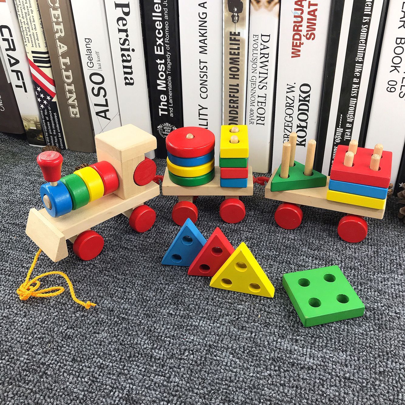 Drag puddle jumper wooden Puzzle Disassembly and assembly Nut combination shape Pair Early education Toys 2-3-5 The age ofin the Toy/Childs/Puzzle/Building block/Model , Beads/Jigsaw/Pair/Disassembly/Beat Toy , Nut disassembly/Set Toys category - from Buy2taobao.com to provide professional Taobao agent buy service