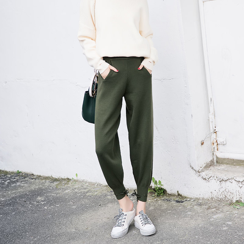 AMUM Winter Maternity Knickers Easy Knitting Wool Nine points Casual pantsin the Maternity/Maternal supplies/Nutrition , Maternity Pants/Prop belly pants category - from Buy2taobao.com to provide professional Taobao agent buy service