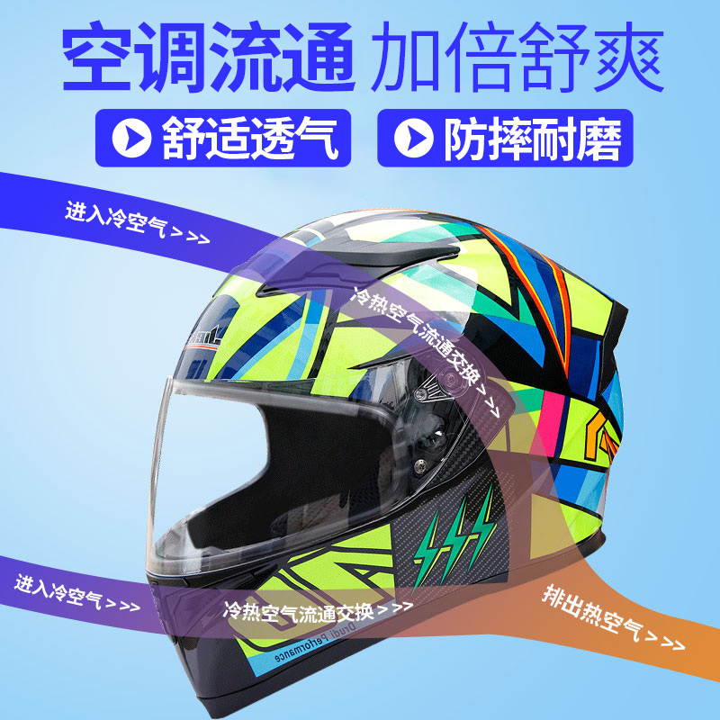 捷凯头盔男摩托车个性酷机车跑车赛车头盔 跑车男双镜片全盔四季在类目 摩托车/装备/配件, 摩托车骑士装备, 摩托车头盔中 - 来自Buy2taobao.com提供专业的淘宝代购服务