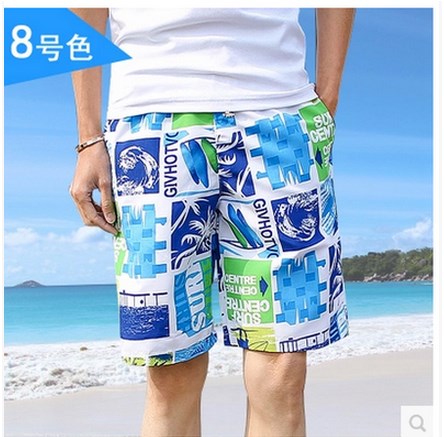 沙灘褲男夏季休閑五分褲大褲衩潮寬松情侶速幹短褲在類目 男裝, 休閒褲中 - 來自Buy2taobao.com提供專業的淘寶代購服務