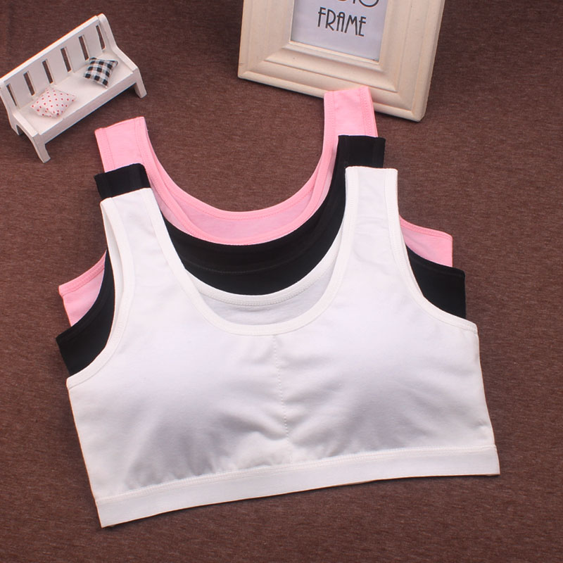 夏季純棉質少女無鋼圈抹胸衣發育期薄款中小學生內衣背心睡眠舒適在類目 童裝/嬰兒裝/親子裝, 抹胸中 - 來自Buy2taobao.com提供專業的淘寶代購服務