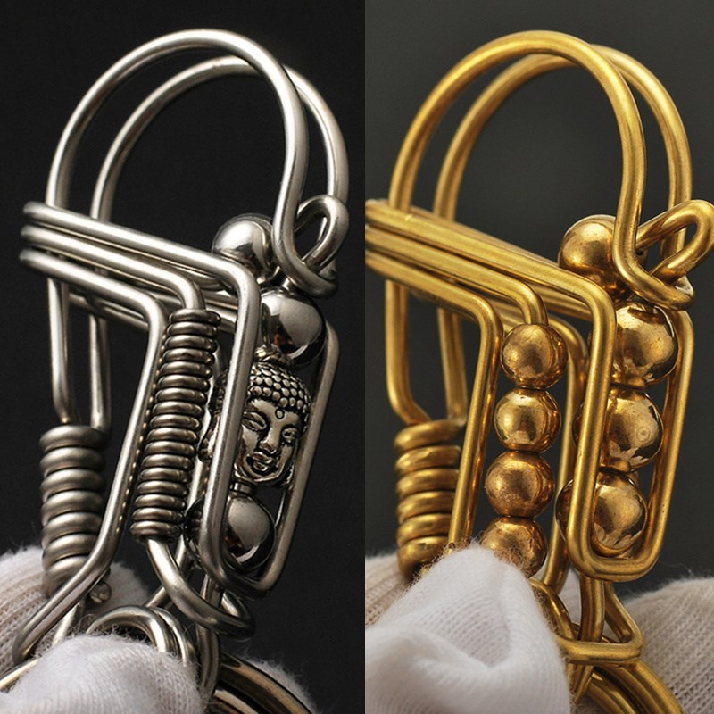 technology Wire Key buckle Pure handwork personality originality Birds Key buckle brass 304 Stainless steel trendin the Festive supplies/Gift , Gift ideas , Keychain category - from Buy2taobao.com to provide professional Taobao agent buy service