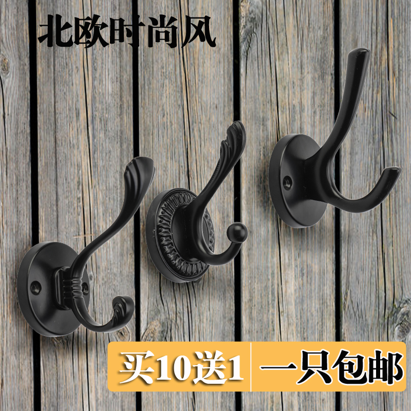 黑色衣钩欧式单钩墙上浴室门后衣帽钩美式进门衣柜鞋柜黑色小衣钩在类目 家装主材, 卫浴用品, 卫浴五金/挂件, 挂钩/挂衣钩中 - 来自Buy2taobao.com提供专业的淘宝代购服务