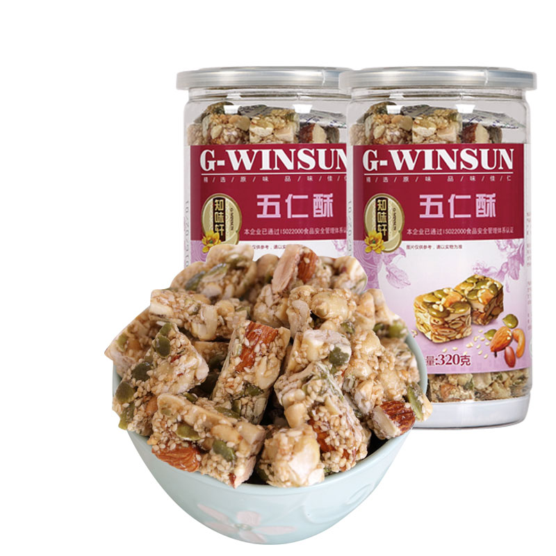 知味轩五仁酥320g*2罐装 办公零食点心果仁酥 零食坚果 糕点包邮在类目 零食/坚果/特产, 山核桃/坚果/炒货, 其它中 - 来自Buy2taobao.com提供专业的淘宝代购服务