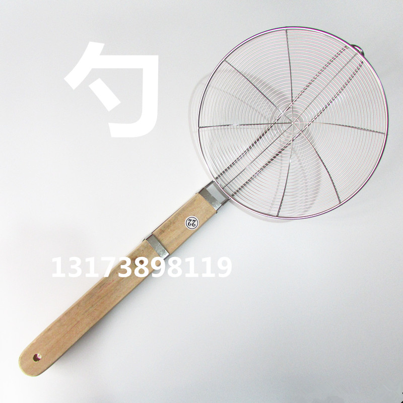 Wooden handle Anti scald Leaky spoon Stainless steel steel wire Leaky spoon Colander Lo mein spoon cooking appliance 22 centimeterin the Kitchen/Cooking utensils , Cooking utensils , Cooking spoon shovel , Colander category - from Buy2taobao.com to provide professional Taobao agent buy service