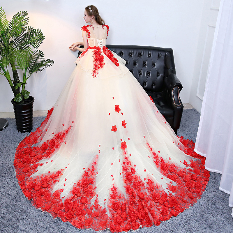 new pattern High-end Flower Fairy Tailing Wedding photography theme Aesthetic David Bel Canto Solo Arts exam showin the Women's clothing/Boutique , Wedding/Cheongsam/Formal dress , Wedding category - from Buy2taobao.com to provide professional Taobao agent buy service