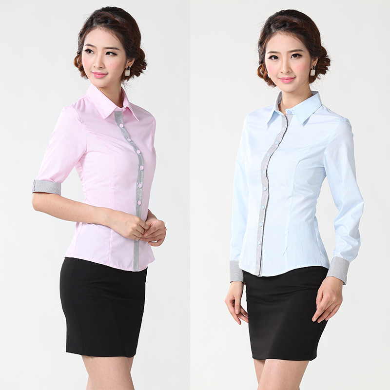 仓1005~~清货特价 修身女衬衣 长袖中袖短袖|msdalam kategori Butik wanita / wanita, shirt - dari Buy2taobao.com untuk memberikan perkhidmatan ejen Taobao profesional membeli