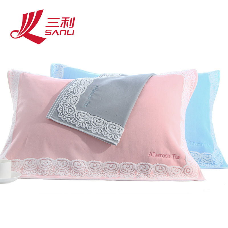 European style Pillowcase pure cotton a pair enlarge thickening adult high-grade pillow towel Anti-mite Single pillow casein the Bedclothes , Pillow category - from Buy2taobao.com to provide professional Taobao agent buy service