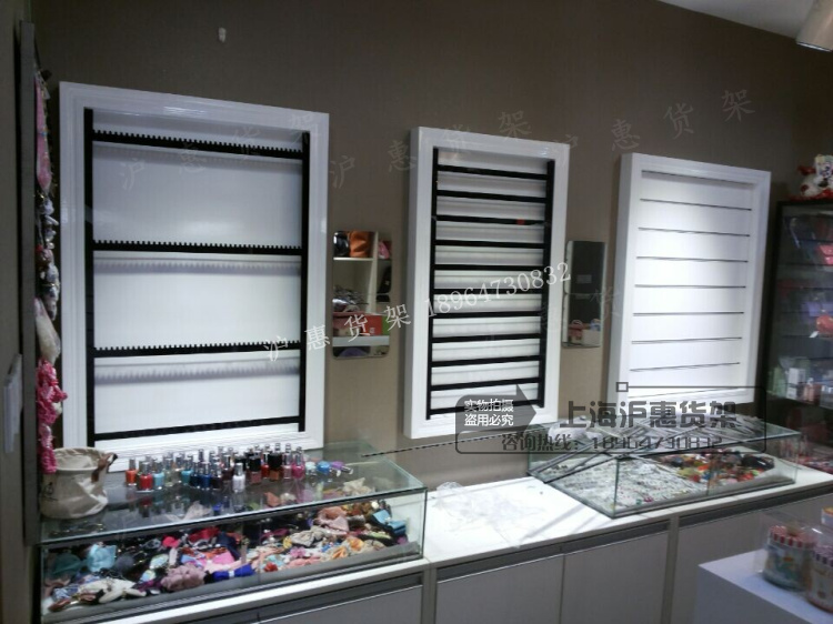 饰品店上墙壁挂货架展柜耳环项链挂件展柜发饰发夹展示架带灯包邮|msdalam kategori Perniagaan/perabot pejabat, rak/Showcase, perhiasan paparan/kabinet - dari Buy2taobao.com untuk memberikan perkhidmatan ejen Taobao profesional membeli