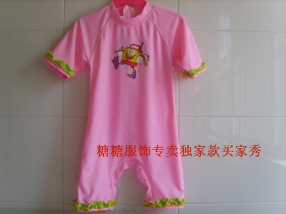 儿童连体泳衣,女宝宝潜水服,女童冲浪服防晒泳衣断码在类目 运动/瑜伽/健身/球迷用品, 游泳, 儿童泳衣/裤中 - 来自Buy2taobao.com提供专业的淘宝代购服务