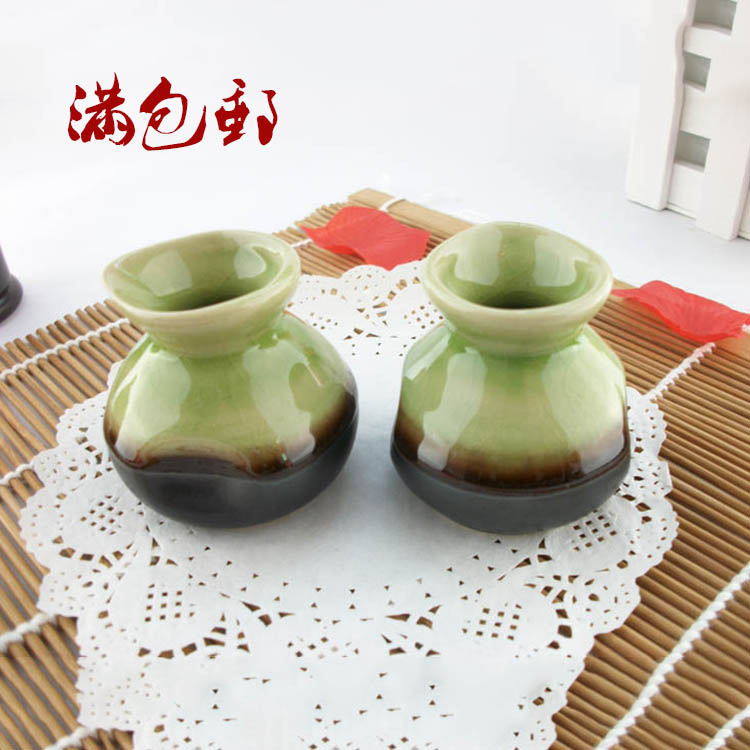 冰裂釉翠绿/厨房餐饮用具/台面牙签筒/单个螺纹牙签筒|ruв категории посуда, посуда, отель посуда - от Buy2taobao.com для оказания профессиональной услуги покупки агента Taobao