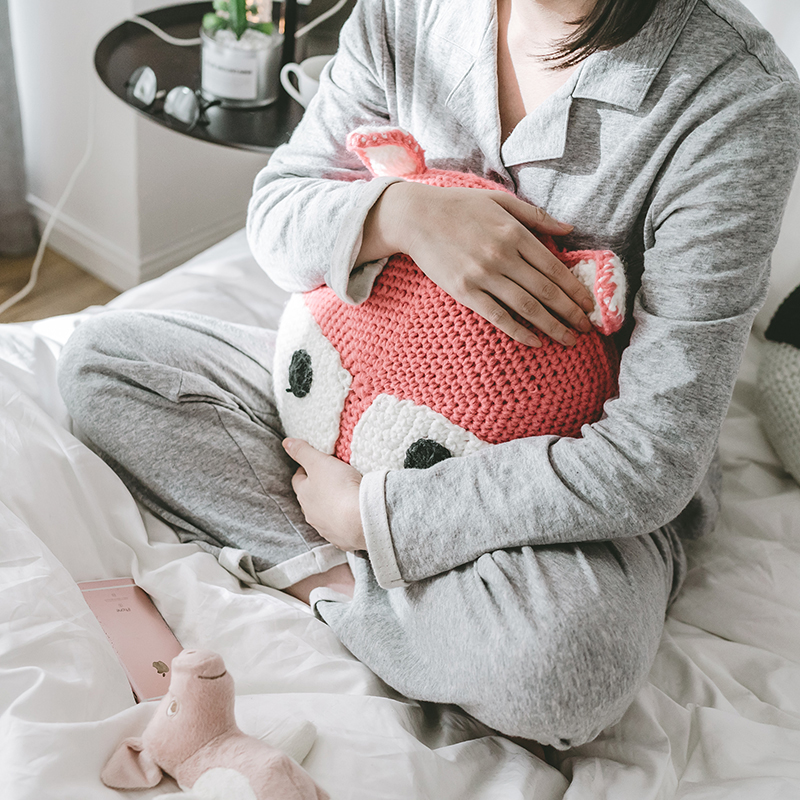 South Korean exports knitting circular lovely animal Pillows ins Cartoon decorate children sofa Pillow Cushionin the Home Fabric , Pillow/Pillow category - from Buy2taobao.com to provide professional Taobao agent buy service