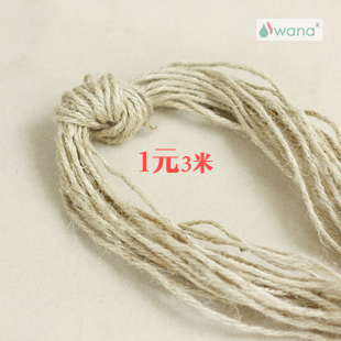 1元3米 天然黄麻绳 花瓶花盆DIY绳子在类目 居家布艺, 缝纫DIY材料、工具及成品, 缝纫DIY配件/辅料/配饰, 绳子中 - 来自Buy2taobao.com提供专业的淘宝代购服务