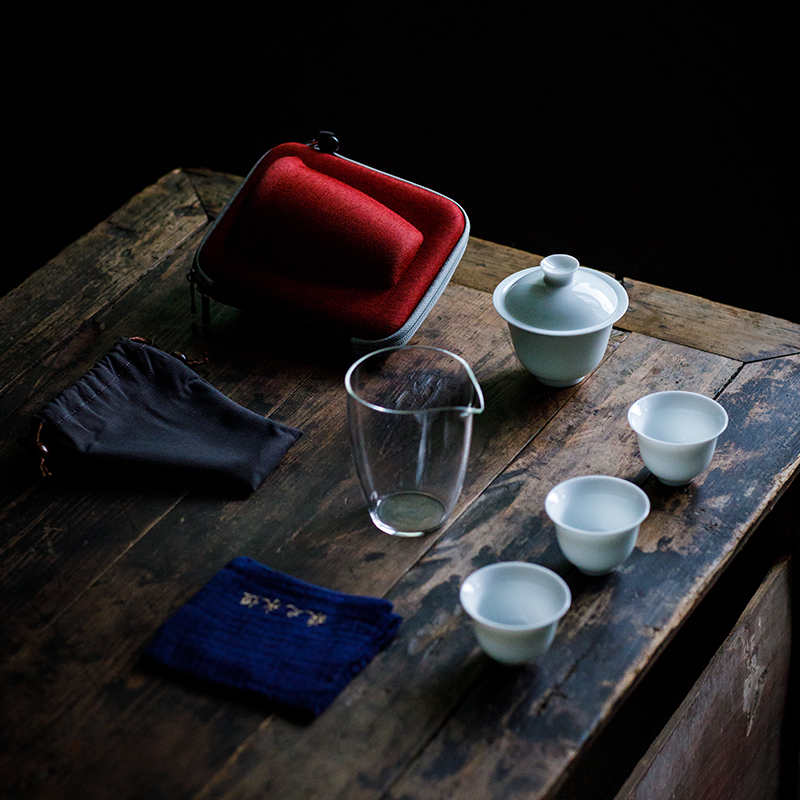 便携旅行茶具套装快客杯一盖碗三杯一公道杯车载包袋旅之永恒礼品在类目 餐饮具, 茶具, 功夫茶具中 - 来自Buy2taobao.com提供专业的淘宝代购服务