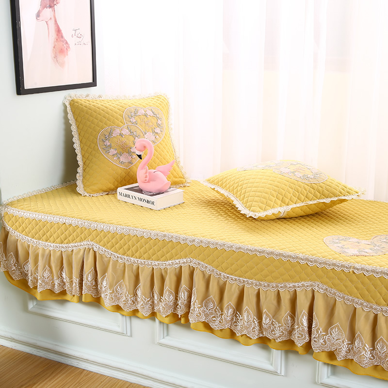 European style bay window pad Customized Windowsill pad bedroom balcony Cushion Tatami Window Decoration Net Red blanket Seat cushionin the Home Fabric , Cushion/Cushion/Sofa cushion , Windows and pad category - from Buy2taobao.com to provide professional Taobao agent buy service