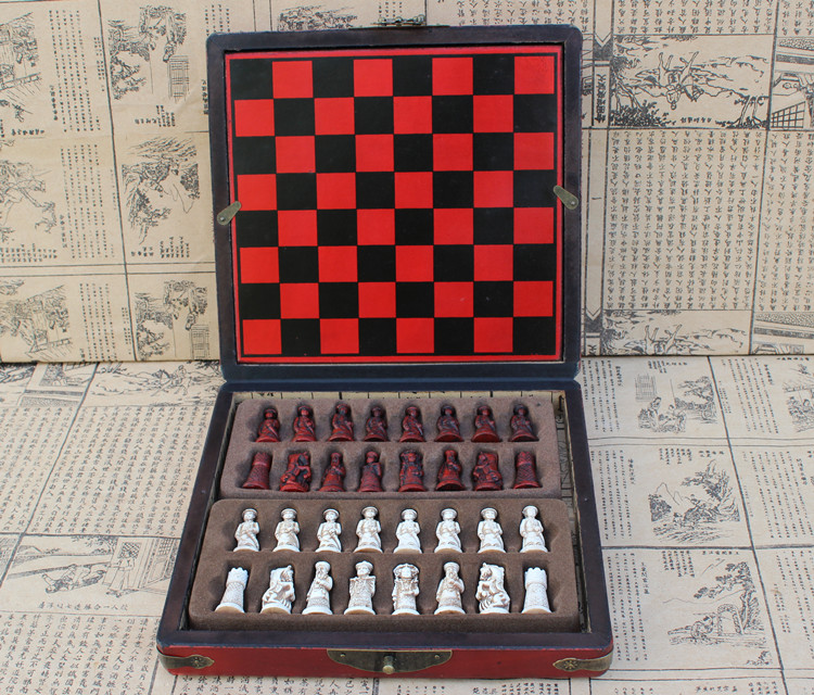 To fake something antique Chess move Checkerboard Miniature three-dimensional Manchu troops Piece To fake something antique The leather box suit Chinese chess originality giftin the Sports/Yoga/Fitness/Fans supplies , Mahjong/Chess/Puzzle , Chess category - from Buy2taobao.com to provide professional Taobao agent buy service