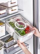保鲜盒塑料冰箱专用食品级，厨房蔬菜食物收纳盒，长方形密封盒子商用