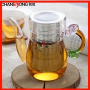 创虹红茶茶具玻璃茶具过滤隔耐热不锈钢内胆，冲茶器泡茶壶红茶杯