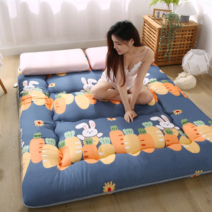 日式加厚床垫家用榻榻米地垫，可折叠懒人卧室睡垫，床褥子打地铺神器