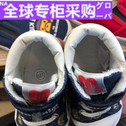 日本FH2019春秋儿童二段帆布天然橡胶鞋底男童运动鞋女童