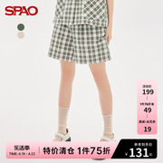 SPAO女士短裤夏季休闲西装短裤SPTHC25S23